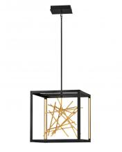  FR46407BLK - Large LED Open Frame Pendant