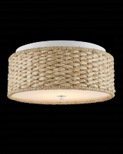  9999-0056 - Colchester Raffia Flush Mount