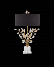  6983 - Forget-Me-Not Gold Table Lamp