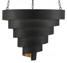  9000-0497 - Chiffonade Large Black Pendant