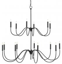  9000-0654 - Tirrell Medium Black Chandelie