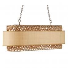  9000-0927 - Isola Grasscloth Chandelier