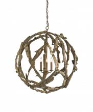  9078 - Driftwood Orb Chandelier