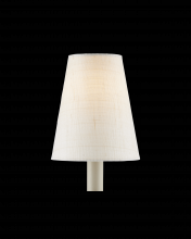  0900-0025 - Ivory Fine Grasscloth Tapered Chandelier Shade