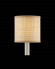  0900-0028 - Natural Grasscloth Drum Chandelier Shade