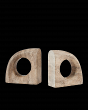  1200-0816 - Russo Travertine Object Set of 2