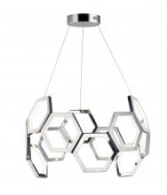  E24893-PC - Polygon-Single Pendant