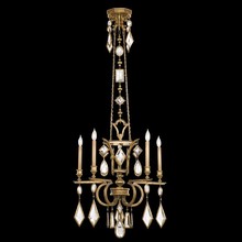  719540-3ST - Encased Gems 27"W Round Chandelier